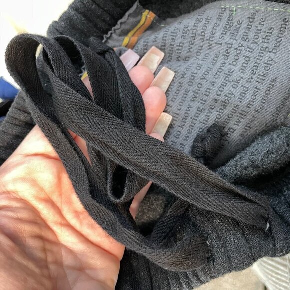 Aviator Nation Logo Celsius High Rise Jogger Sweatpants Charcoal Size S - Picture 7 of 9